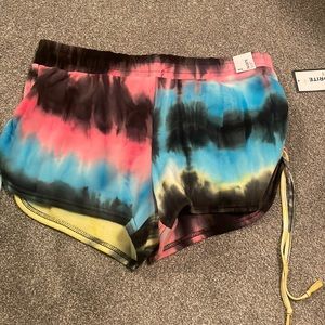 Tie dye shorts